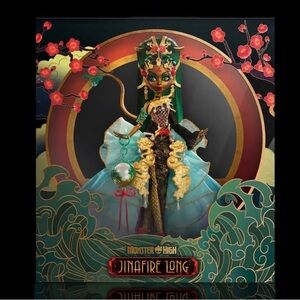 Monster High Jinafire Long Doll — Teal, Gold & Red Accents